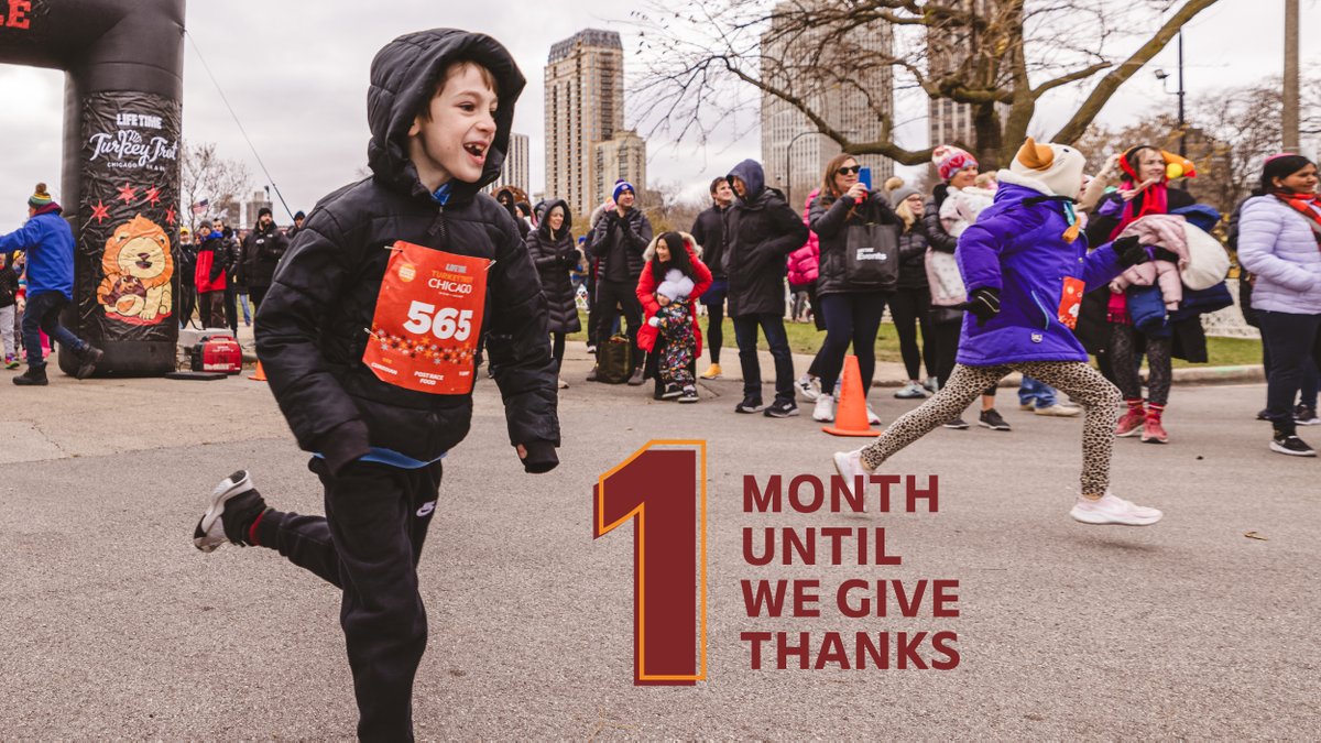 TurkeyTrot_Chi's tweet image. One more month until we give thanks to all of you for joining us in celebration of year 47 of the @LifeTime_Life Turkey Trot Chicago. 

#TurkeyTrotChicago #1MonthOut #TurkeyTrot #5K #8K #KidsRun #FitFamily #ThanksgivingTradition #RaceWithLifeTime #LTAthleticEvents