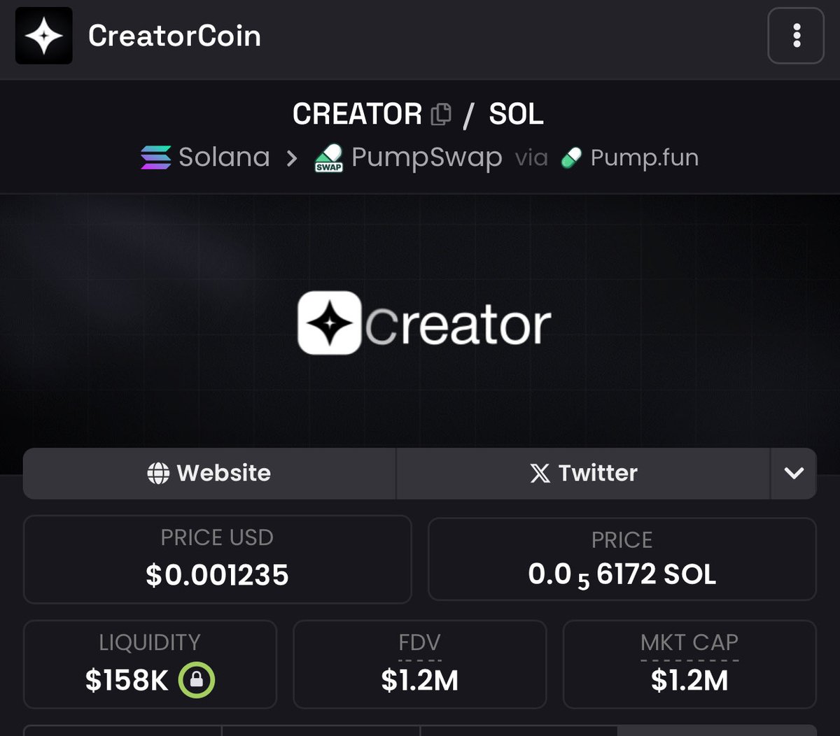bop_crypto's tweet image. GM fam🌞 $CREATOR the app is officially here and things are about to get crazy ✨
You can now submit your art, get rewarded, and connect with other creators around the world.
The chart’s holding strong around $1M MC, and trust me 10M is just the beginning 🖤⭐️
Either you’re…