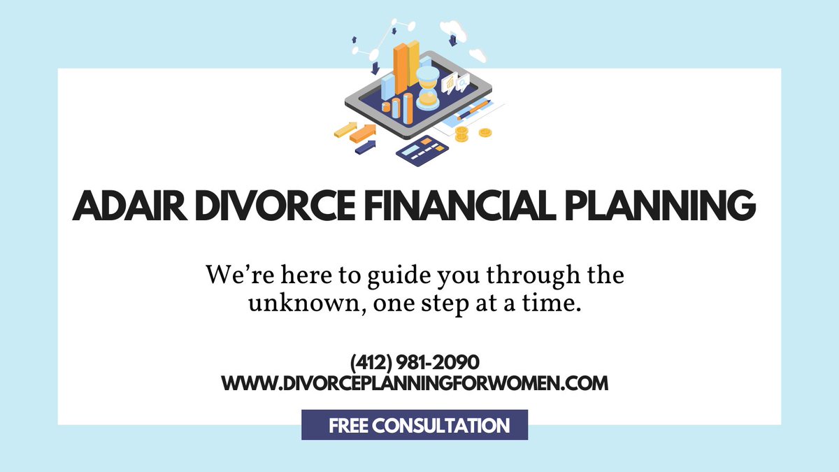 💡 Thinking about divorce? Prepare first.

At Adair Divorce Financial Planning, we help women understand the financial realities of divorce so you can move forward with clarity, confidence &amp; a plan.

📞 (412) 981-2090
🌐 divorceplanningforwomen.com/preparing-for-…

#DivorcePlanning #WomenAndDivorce