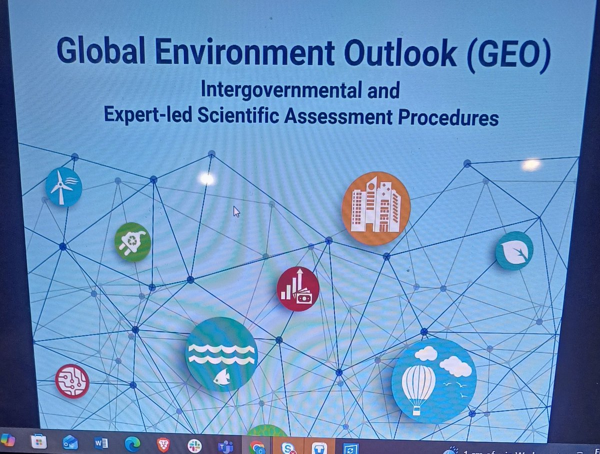 DonnleyClive's tweet image. In #Nairobi for the GEO-7 Summary for Policymakers Negotiations.This week, gathering in #UNEnvironmentProgramme with policymakers, scientists, and practitioners  for the review of the Global Environment Outlook 7 #GEO7 Summary for Policymakers  #UnitedBehindScience