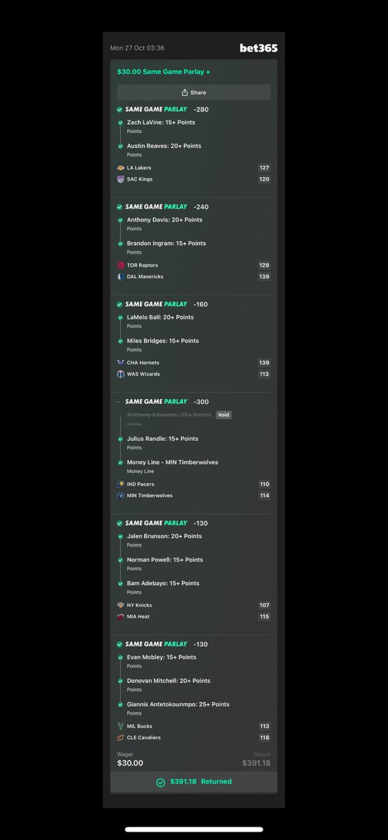 JbHavinn's tweet photo. @marlo9230132964 @bet365 @bet365help @bet365_us voided ant for me and payed out https://t.co/Y7xE46TStn