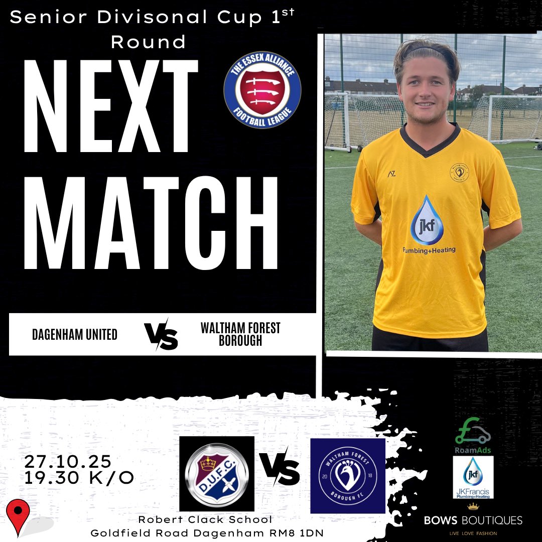 Tonight the Peacocks travel to play <a href="/DagenhamUTD_FC/">Dagenham United FC</a> in the <a href="/EssexAllianceFL/">Essex Alliance FL</a> 1st Round of the Senior Divisional cup ! UTP 🦚
<a href="/Robertl75784399/">RL 🧤🧤GK Coach East London</a> <a href="/ped1980/">Peter Dudley</a> <a href="/Love_non_league/">LOVE NON-LEAGUE</a> <a href="/NonLeagueMaps/">Non League Maps</a> <a href="/NonLeagueCrowd/">Non League Crowds</a> <a href="/NL_Matters/">NonLeagueMatters</a> <a href="/BasePyramid/">BaseofthePyramid</a>