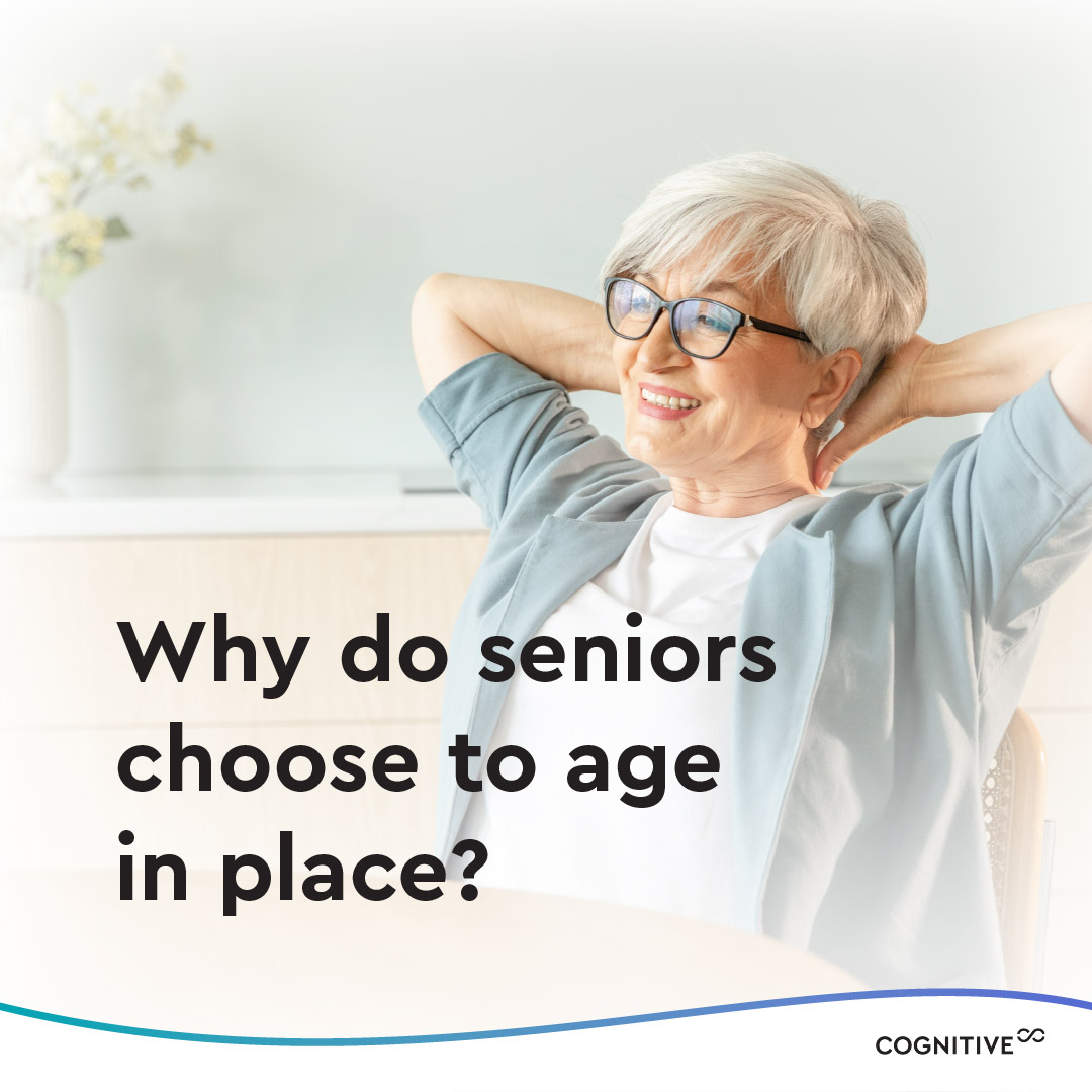 cognitiveSC's tweet image. The top reason many older adults want to age in place is the desire to maintain independence. After a lifetime of making their own decisions, they want to keep control. Our blog explains why autonomy should be at the center of every care strategy: cognitivesystems.com/the-top-reason…