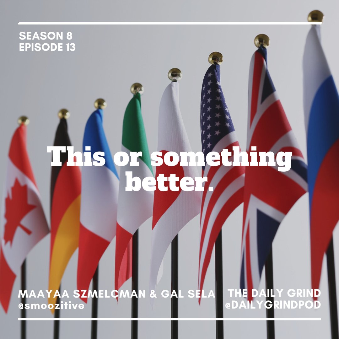 Here’s some motivation for your Monday 🙌

“This or something better.”

👏 Great quote shared by this week's special guests Maayaa and Gal.

☕️ Our Daily Grind episode with Maayaa Szmelcman and Gal Sela releases Tuesday! Link in bio.📲

#dailygrind #advice #quotes #quotesoftheday