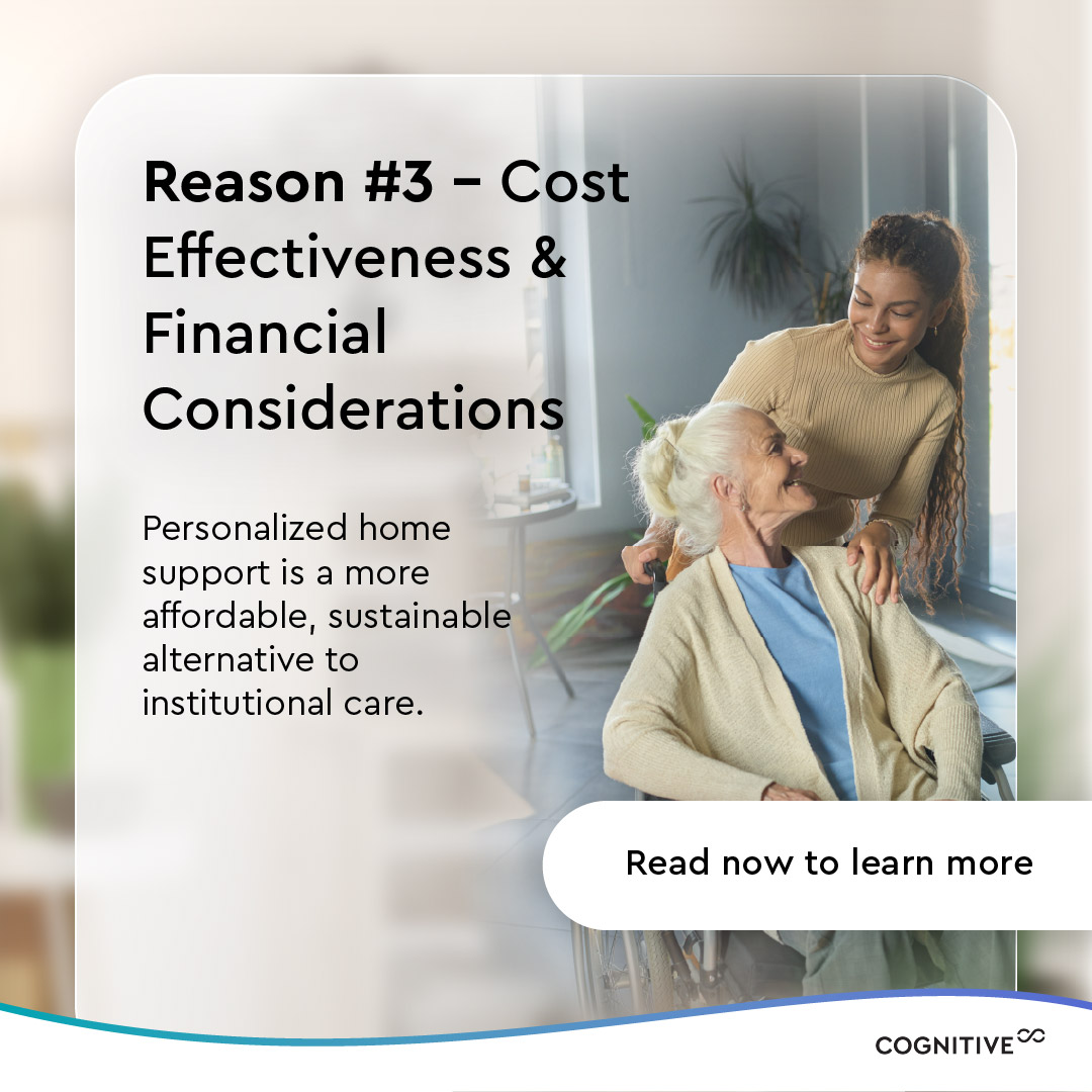 cognitiveSC's tweet image. The top reason many older adults want to age in place is the desire to maintain independence. After a lifetime of making their own decisions, they want to keep control. Our blog explains why autonomy should be at the center of every care strategy: cognitivesystems.com/the-top-reason…