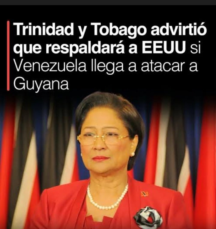 Trinidad y Tobago, bajo el gobierno de Kamla Persad-Bissessar, se pliega a los intereses de EE.UU., violando la soberanía y la paz regional.
 #ElCaribeBajoAmenaza