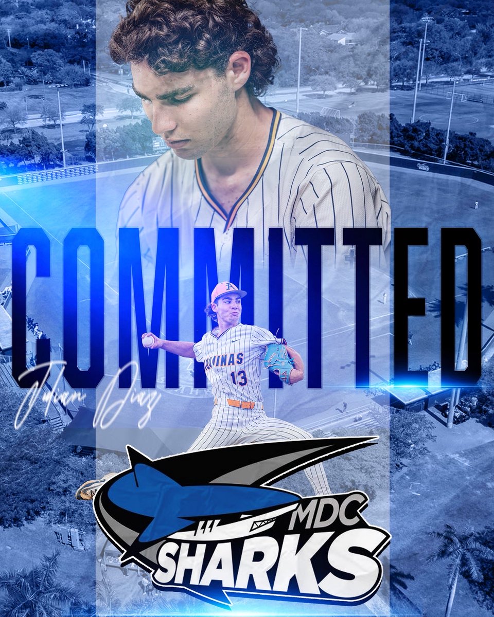 Committed!
Thankful to God ✝️, my family, and all my coaches through the years for their support throughout this journey.
Huge thanks to @originalflpokers, <a href="/coachFitz17/">Coach Fitz</a> <a href="/MCimi27_CBS/">Michael Cimilluca</a> Coach Laz &amp; <a href="/cabezas35/">Cabezas35Andrew</a>.
305 ➡️ Go Sharks! 🦈⚾️ <a href="/MDCSHARKS/">MDC Athletics</a> <a href="/Shark_Baseball/">Sharks Baseball</a>