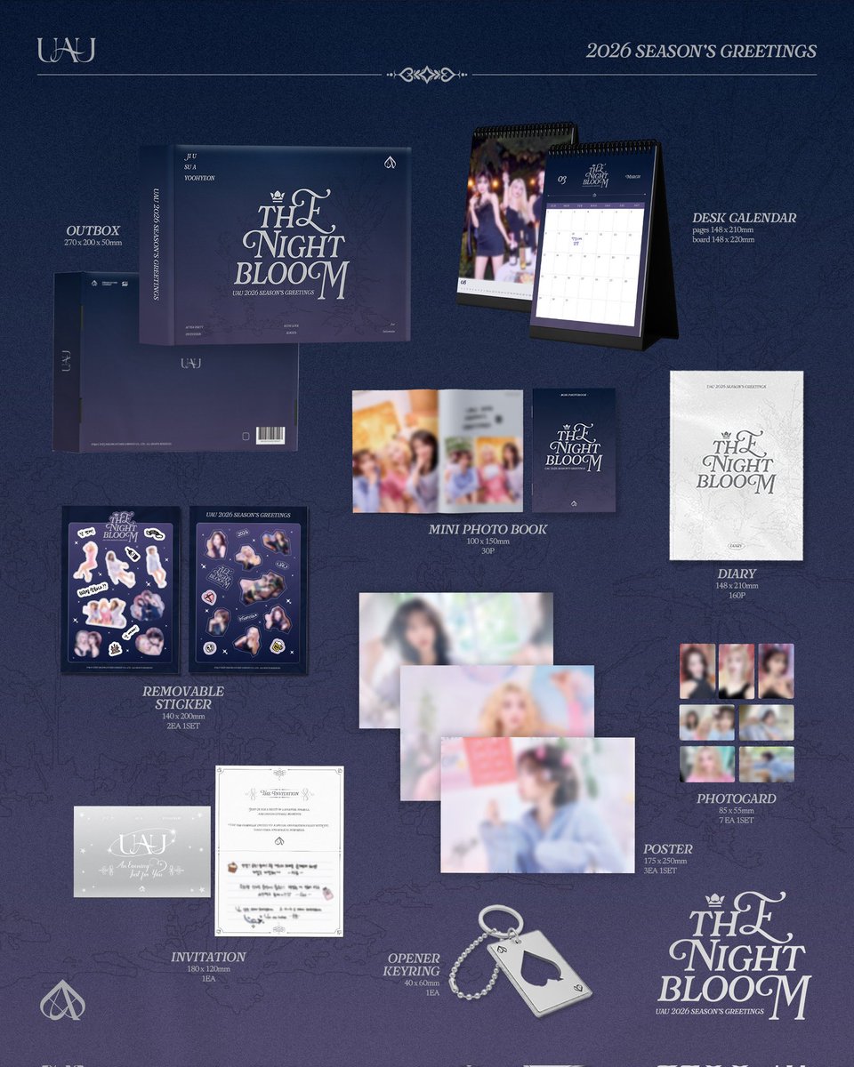 °~ Twitter || 21.10.2025 ~°

UAU 2026 SEASON’S GREETINGS 

Lien : m.cafe.daum.net/Dreamcatcher7/…

#유아유 #UAU 
#Dreamcatcher_UAU
#2026SEASONSGREETINGS
#THE_NIGHT_BLOOM
<a href="/hf_dreamcatcher/">드림캐쳐 Dreamcatcher</a> #Dreamcatcher 
#Yoo