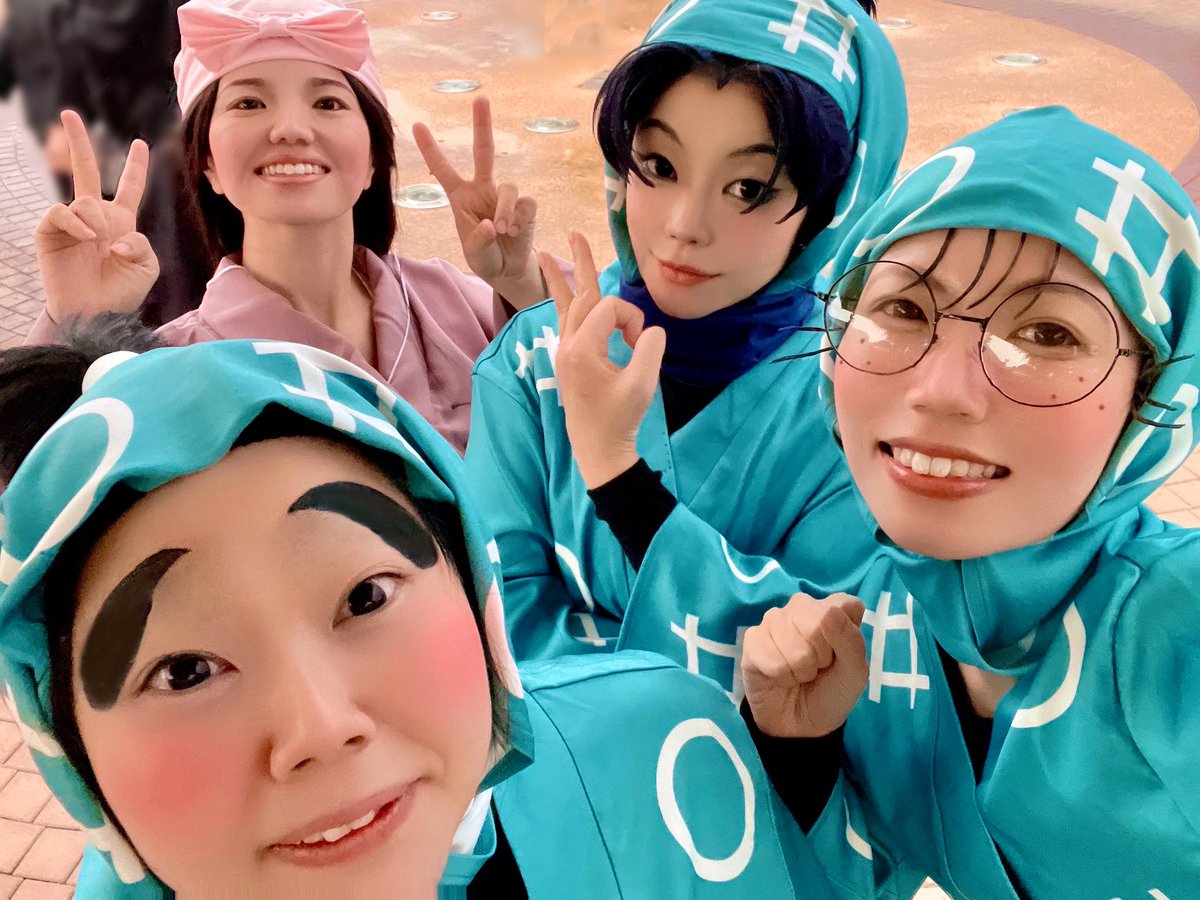 Country_Roooad's tweet photo. 乱！きり！しん！母ちゃん！
ぴ！まお！岩田！なつかわ！

岡山のハロウィンイベントで、
＼やりたい事やったもん勝ち🏅／してきました！！！！

このメンツでのコスプレ＆ダンシンッ💃🕺
観れた方はスペシャルハピラキ🌟 https://t.co/4Pm41OH4g3