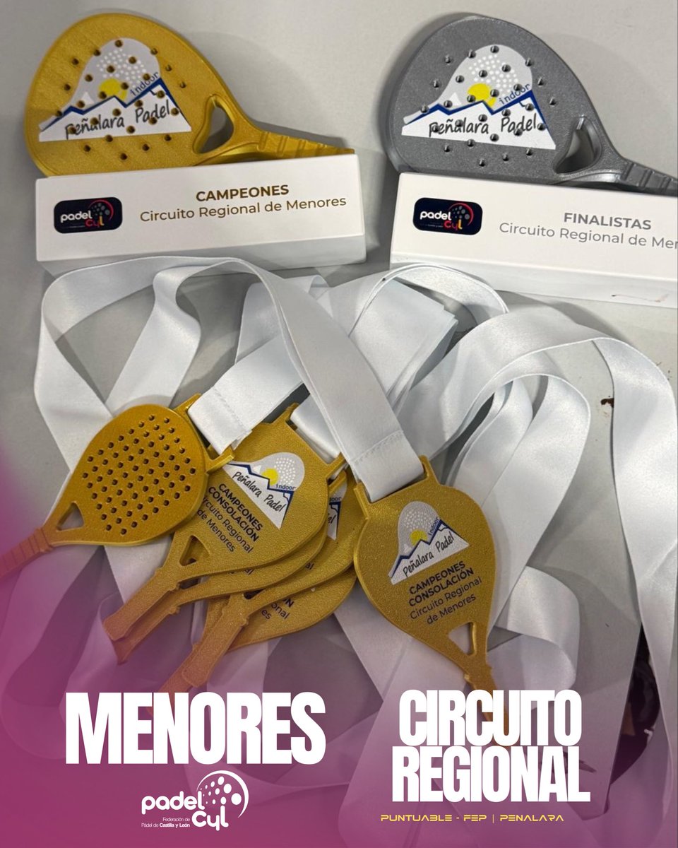 🎾 Este fin de semana se disputó una nueva prueba del Circuito Regional de Menores , puntuable FEP.

🏆 CAMPEONES:
🟡 Alevín: Pablo Trujillo / Ismael Jiménez
🔵 Infantil: Rubén Benito / Julio Monjero
🔴 Cadete: Mauro Hoyas / Ángel Rodríguez

👏 ¡Enhorabuena a todoS!