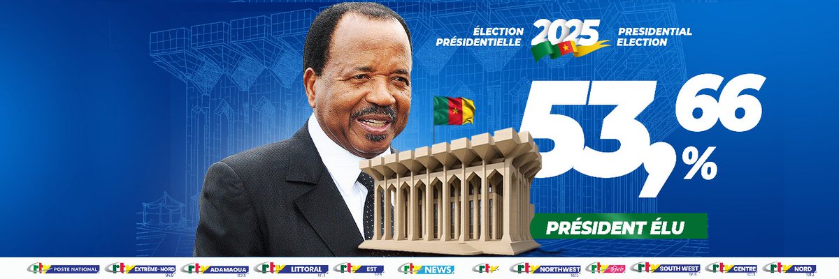 CKetchaCourtes's tweet image. Mon émotion est immense, ma joie incommensurable au moment où le Conseil Constitutionnel vient de proclamer la victoire nette, claire et sans ambages de notre Champion, son Excellence Monsieur Paul BIYA, à l&apos;élection présidentielle du 12 octobre 2025.