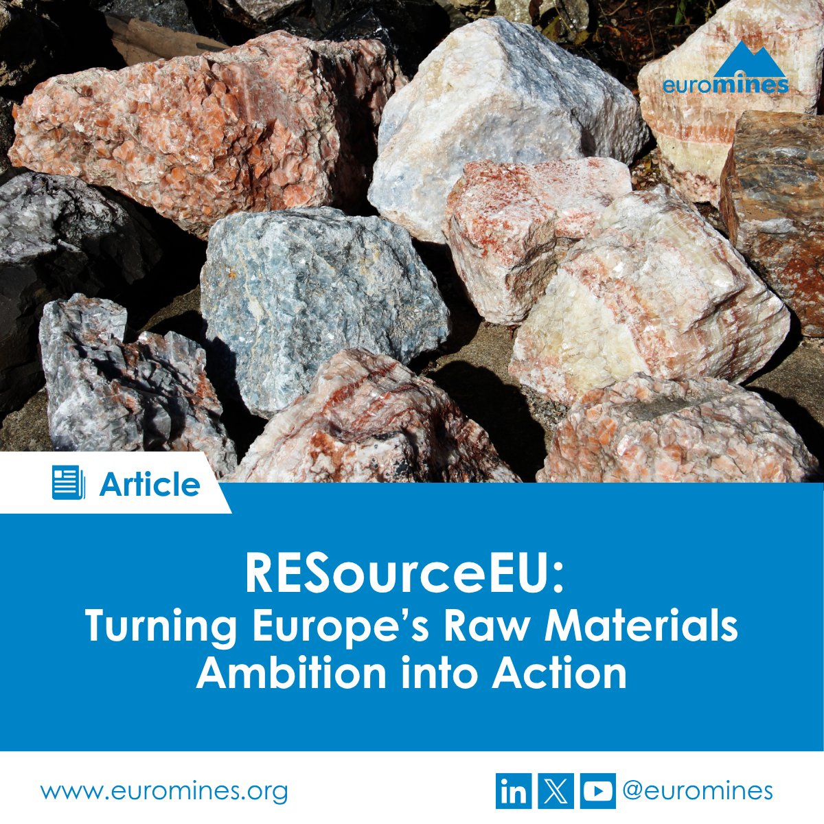 Europe can’t build a #green &amp; #digital future without securing its own raw materials. 

As <a href="/vonderleyen/">Ursula von der Leyen</a> warns, reliance on China for critical materials puts Europe at risk. 

#REsourceEU needs real industrial policy changes.

➡️ Read more: shorturl.at/6LK3b

<a href="/EU_Commission/">European Commission</a>