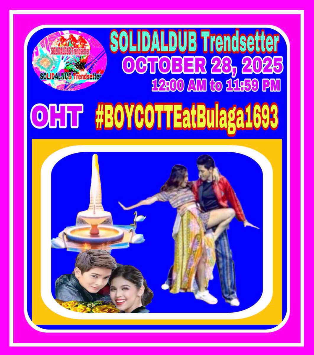 TBADN - d FANDOM that's been fightng 4 d TRUTH abt ALDUB &amp; ALDUBNATION will continue d fight til d TRUTH is revealed &amp; acknowledged by those involved in d zarsuela. This FANMILY vows 2 continue 2 SUPPORT, LOVE &amp; PROTECT ALDUB.
ALDUB PA RIN
#BOYCOTTEatBulaga1693
NO TO SOLO PROJ