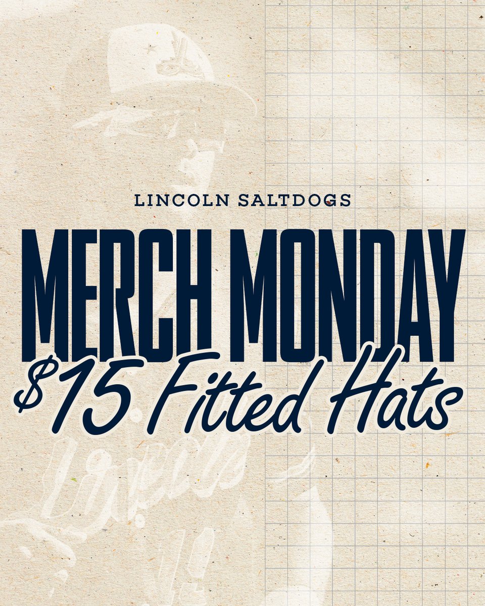 Grab a holiday gift for your favorite Saltdogs fan or treat yourself to a $15 Saltdogs hat! The Souvenir Store is open online all year, but hats are only on sale today! saltdogs.com/merch-monday