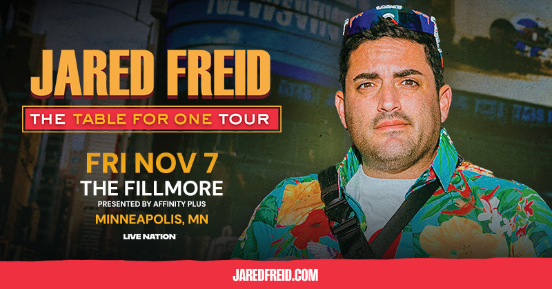 efetusmpls's tweet photo. Friday, Nov. 7th, NYC comedian @jtrain56 brings The Table For One Tour to the @FillmoreMPLS (all ages) and we have a pair of tickets to give away! RT to ETW and we'll pick a winner Tuesday at 10am.
https://t.co/Mm31BcZOlC https://t.co/2niwaPbYdE
