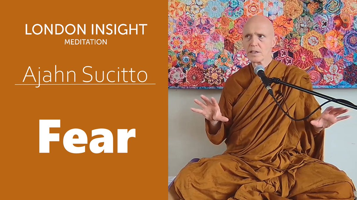 LondonInsight's tweet image. How can we best work with the experience of fear?

Have a listen on our YouTube channel to Ajahn Sucitto exploring this topic, in this outtake from our most recent event with him earlier this year: youtu.be/f1LVkVZzKok?si….