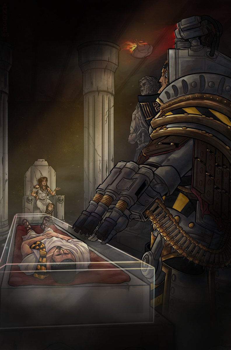 ANG3Riss's tweet image. &quot;Father&quot; he said, and closed his eyes. &quot;What a pass we find ourselves at.&quot; &quot;You never called him that when he was alive. Why do you do it now?&quot;   

From: Pertutabo The Hammer of Olympia