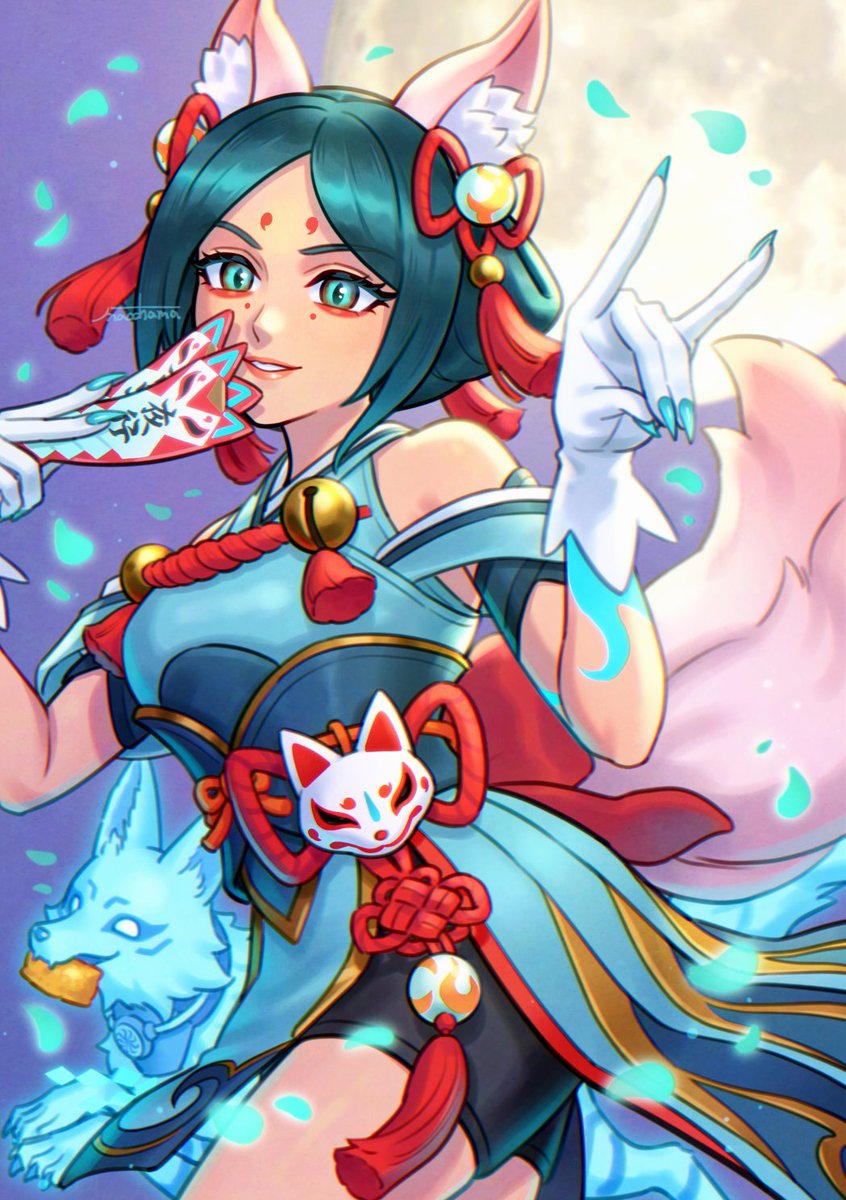 リコ様 イナリノカミ🦊キリコ #Overwatch2fanart