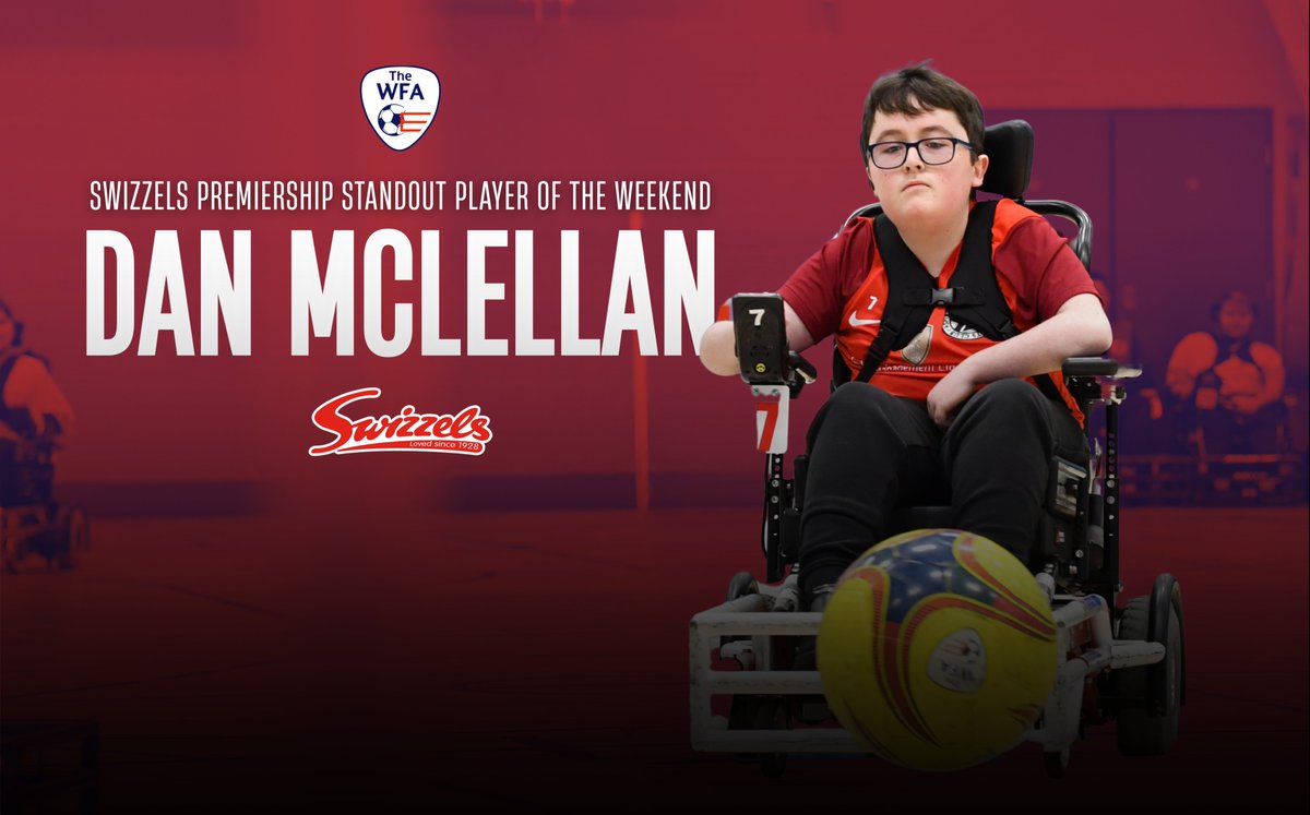 Next up, we're excited to announce that Aspire PFC's Dan McLellan has been voted the <a href="/SwizzelsMatlow/">Swizzels</a> Standout Player for Gameweek 1️⃣ of the 2025/26 <a href="/SlaterGordonUK/">Slater and Gordon UK</a> Premiership! 👏💥

#PowerchairFootball
