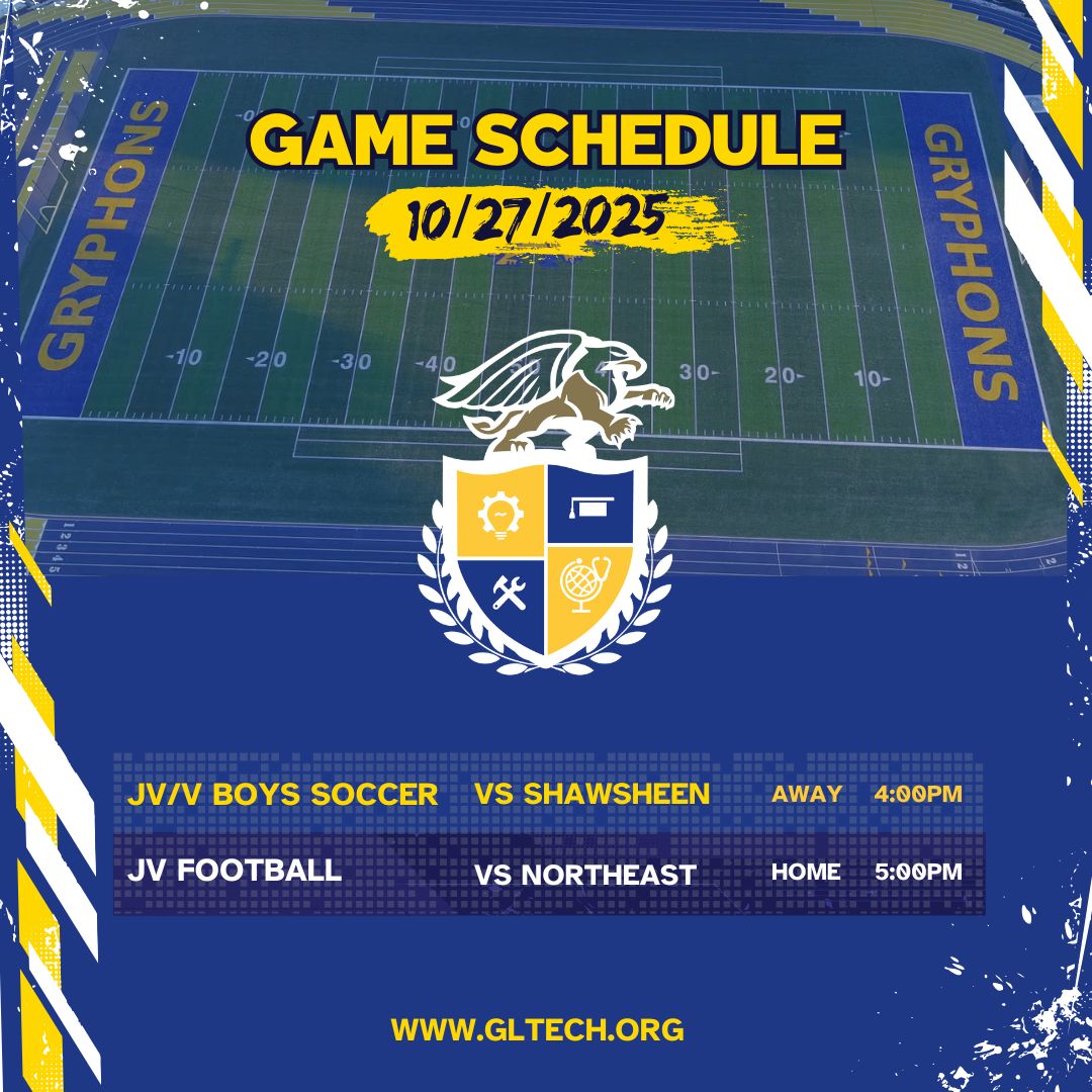 GrLowellTech_HS's tweet image. GAME DAY! ⚽🏈

Junior Varsity / Varsity Boys Soccer vs Shawsheen - AWAY - 4PM
Junior Varsity Football vs Northeast - HOME -  5PM

Let&apos;s go, Gryphons! 🦅

#GLTHS #GLTECH #CTE #GryphonPride #GameDay
