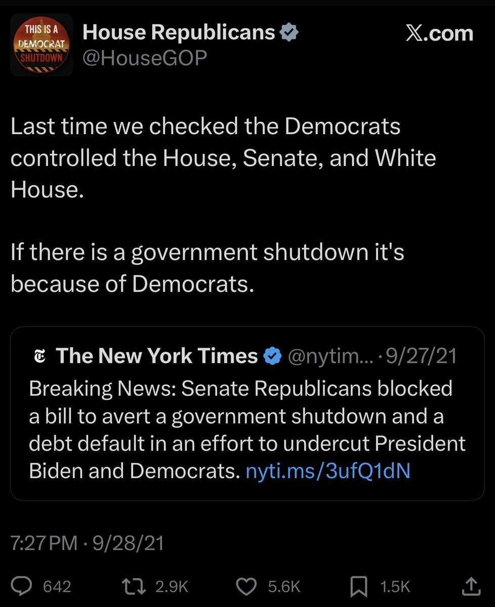 <a href="/atrupar/">Aaron Rupar</a> <a href="/RDRDardy/">RobbyD</a> I wonder why the <a href="/HouseGOP/">House Republicans</a> deleted this gem. Did it not age well? 🤔