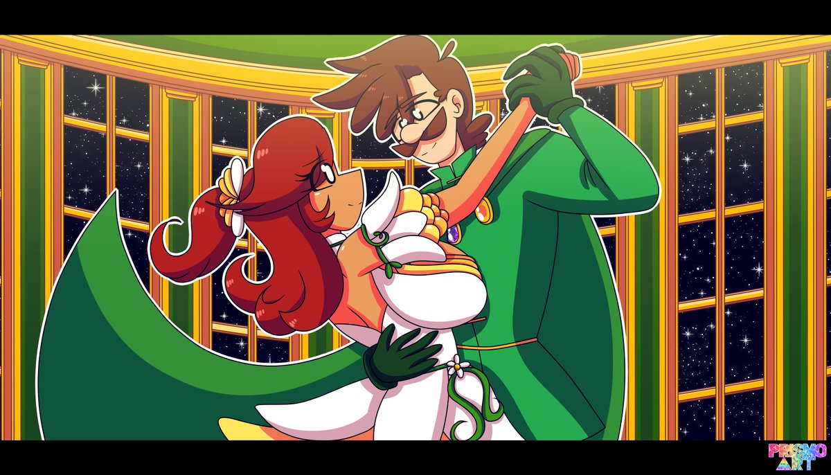 PrismoArt's tweet image. 🌼Is this a Dream or reality? 
△
△
△
△
△
△
#SMB #SuperMarioBros #Mario #Luigi #PrincessPeach #PrincessDaisy #Rosalina #Illustration #Fanart #Anime #Art #Halloween #Luaisy