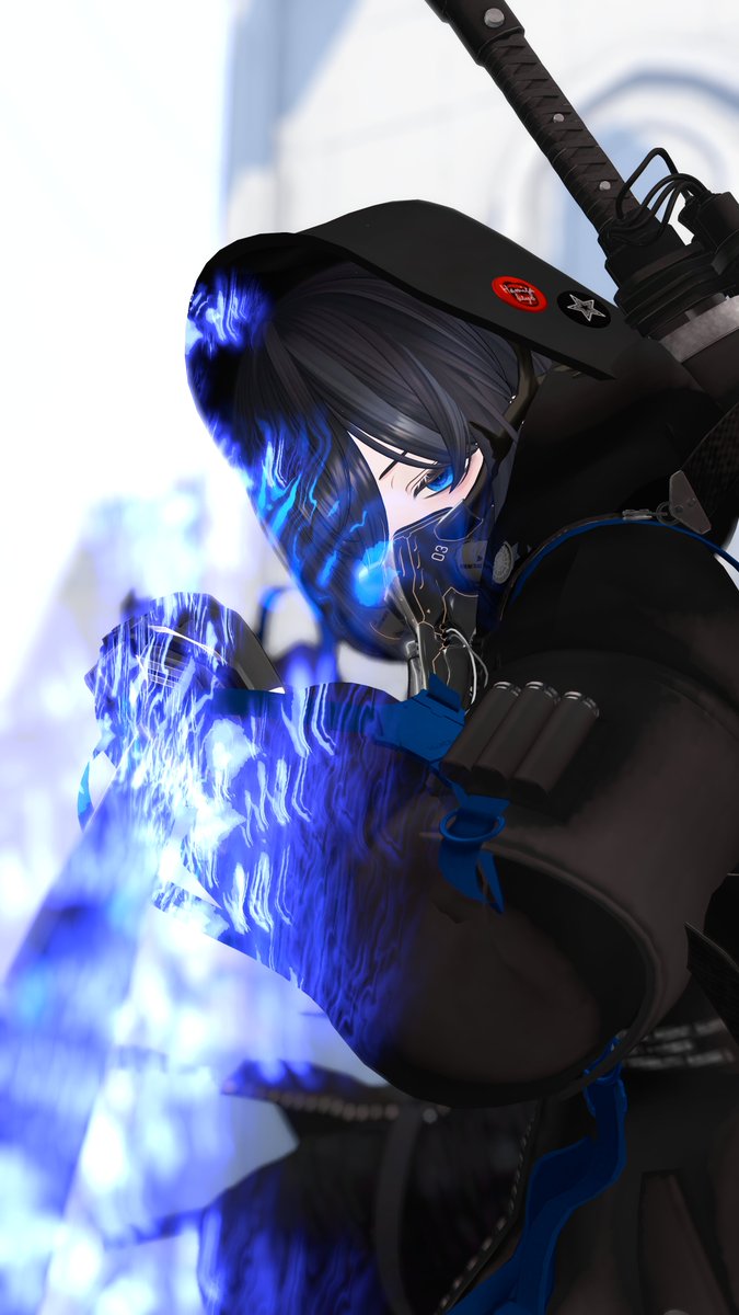 yokage_09's tweet image. #IKUSIA #mao3D #VRChat  #ぜうぇの物置小屋
戦闘態勢