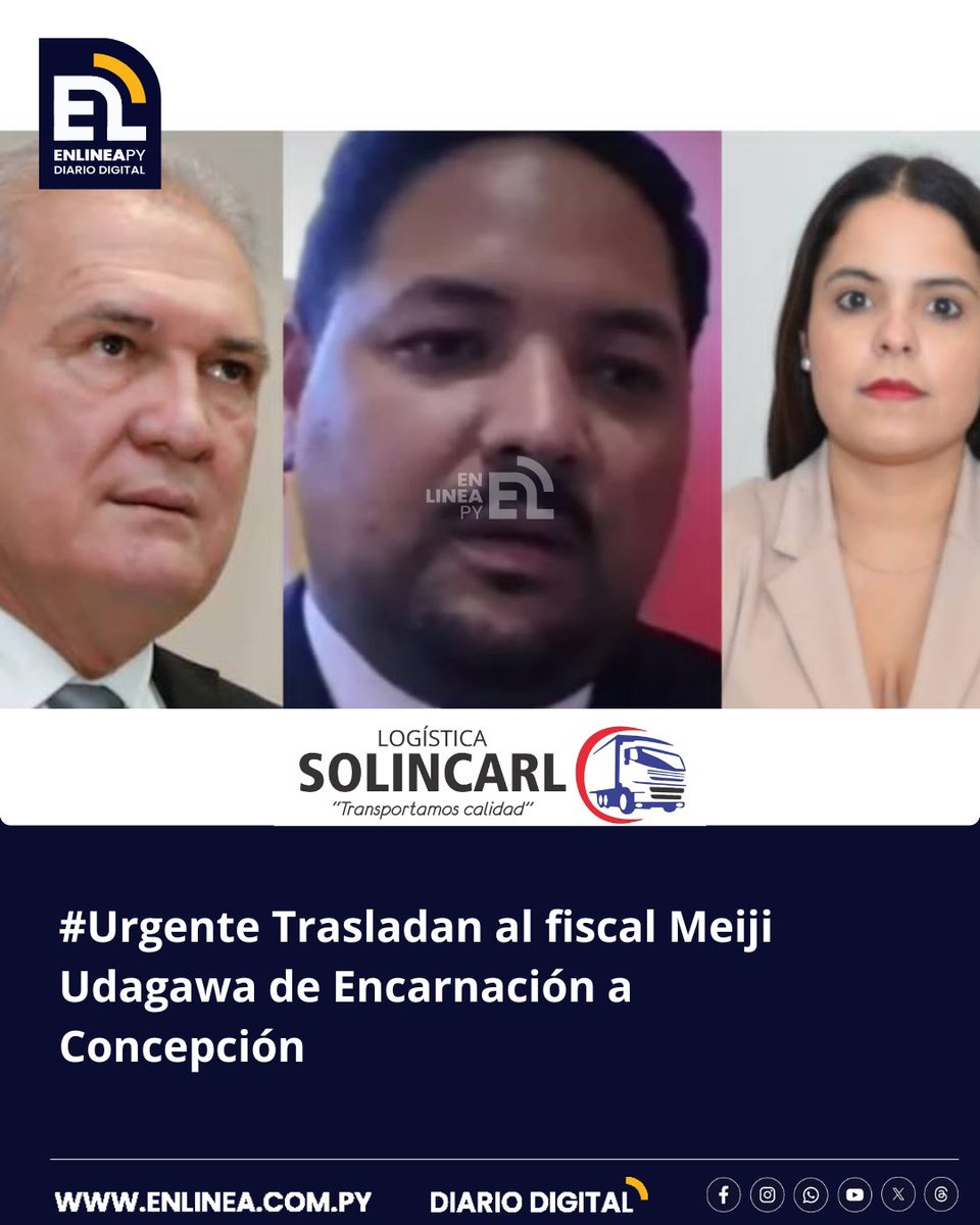 enlinea_py's tweet image. La Fiscalía General del Estado acaba de correr al polémico Fiscal Meiji Udagawa hasta la ciudad de Concepción. Sin embargo los procesos penales en su contra en Encarnación sigue su curso