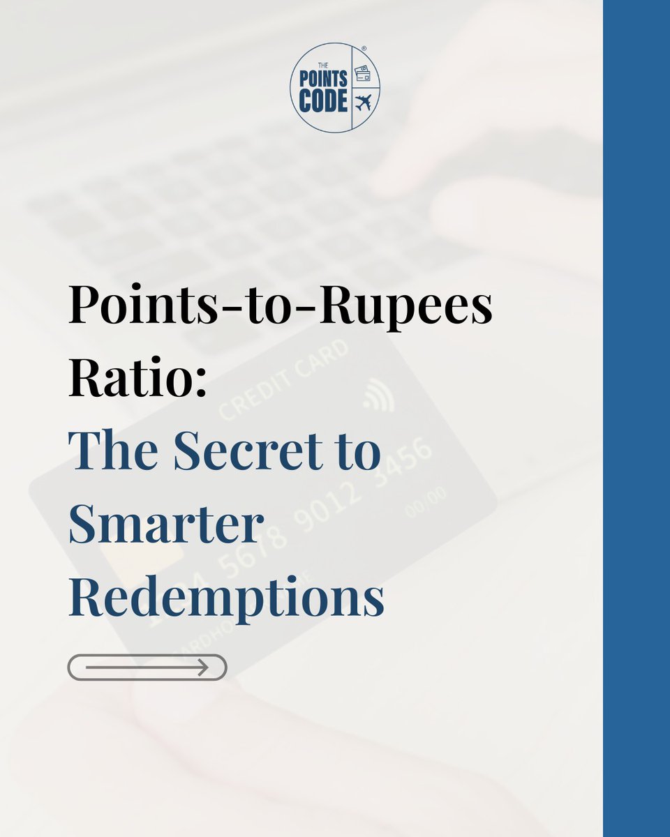 ThePointsCode's tweet image. Not all points are equal. 💳 Understand your points-to-rupees ratio and redeem wisely to unlock flights, luxury hotels, Business Class travel, and VIP experiences.
📩 DM us to start your journey.
#ThePointsCode #TravelSmart #CreditCardPoints #RewardPoints #PointsToRupees #ccgeeks