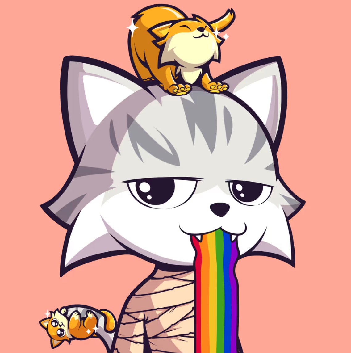 Day 12 of posting a $TOSHI NFToshi until the floor hits 1 ETH or I run out (4,988 days left) 😹.

Anyone know how I can download all 5000 NFToshi's in one go? asking for a friend lols