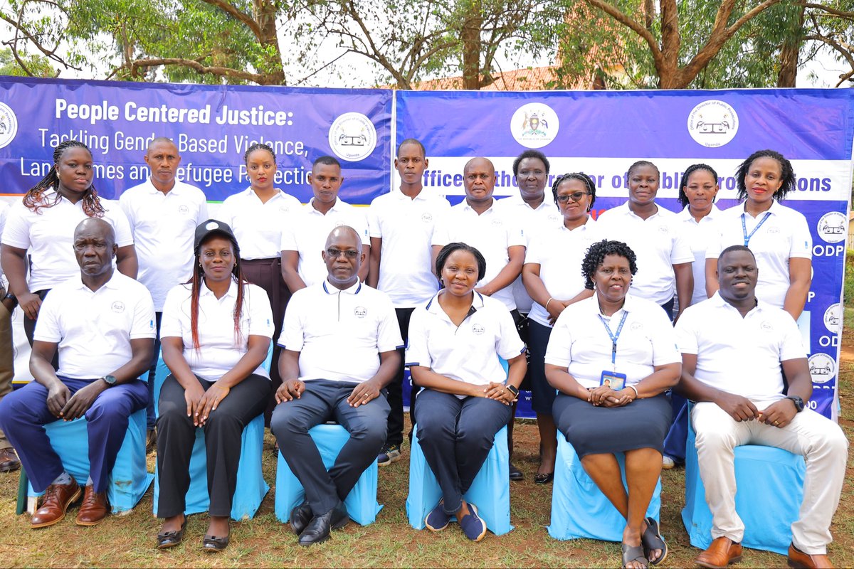 ODPPUGANDA's tweet photo. The ODPP, Uganda Police and IDLO team which took part in today’s event.
#PeopleCenteredJustice #ODPPUGANDA #GBVPrevention #LandCrimes #RefugeeProtection #JusticeForAll #IDLO #KingdomofNetherlands https://t.co/qvrnard744