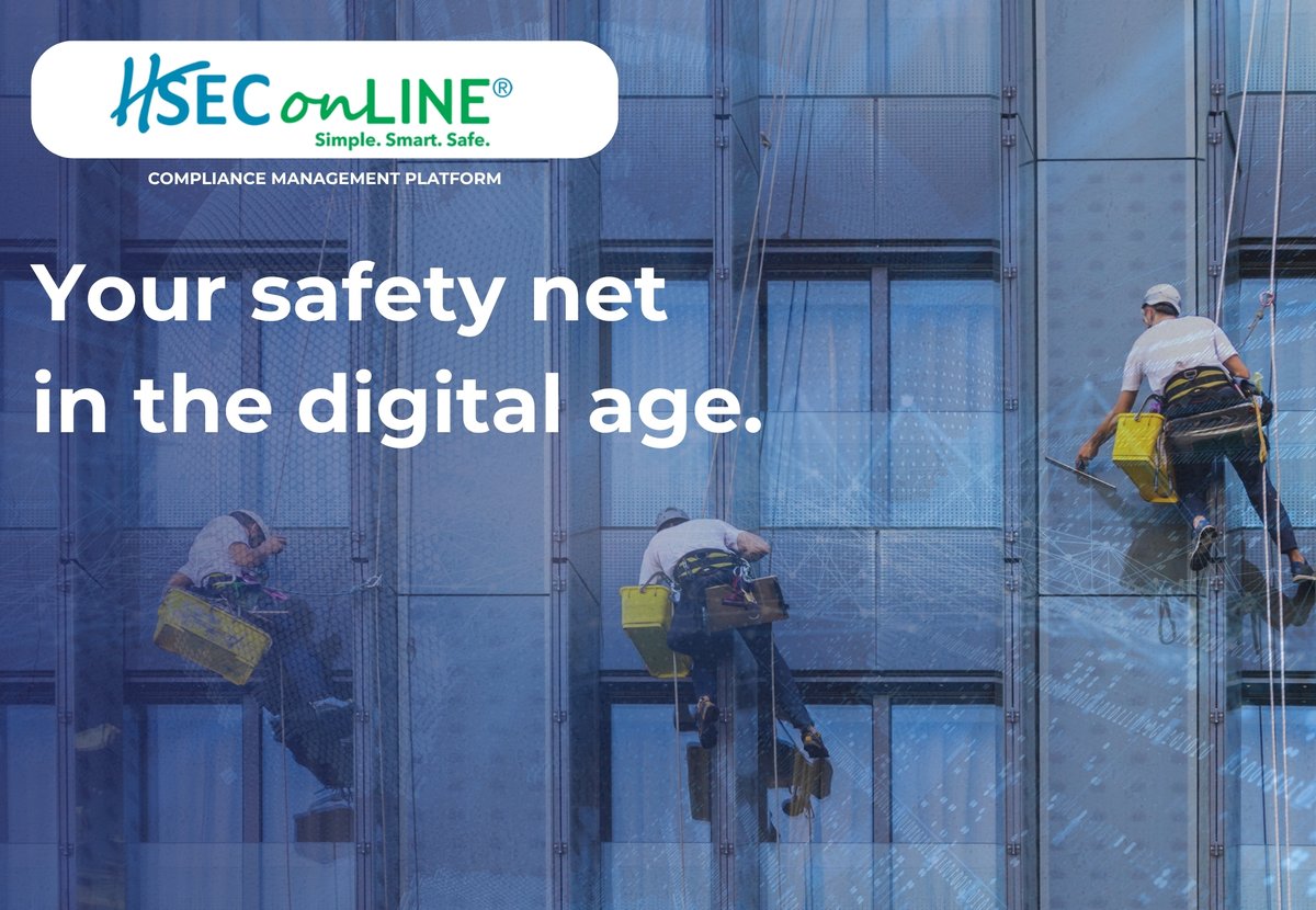 HSEC_Online's tweet photo. From the top of a high-rise to the depths of a mine, 𝗛𝗦𝗘𝗖 𝗢𝗻𝗹𝗶𝗻𝗲® safeguards teams across heavy industry.

Our digital platform acts as your safety net, keeping compliance tight, risks visible, and your people protected.

https://t.co/4hMq2w83qS https://t.co/vCziCuBiAJ