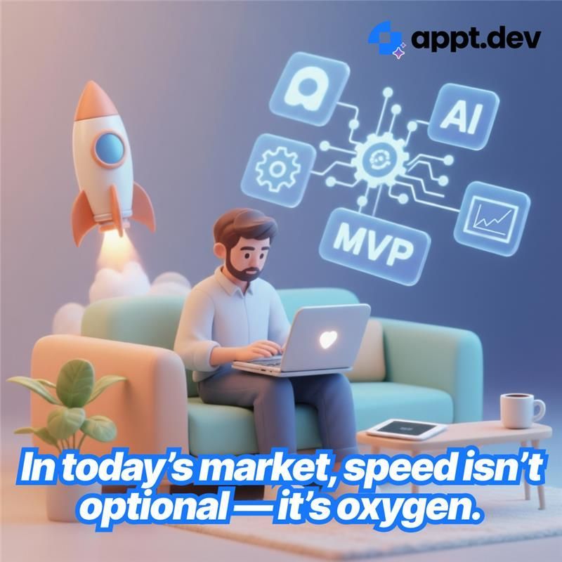 ApptDev's tweet image. Speed is oxygen for startups.
With AI + low-code, ApptDev helps founders launch MVPs in weeks, test fast, and scale 50% quicker — turning ideas into products effortlessly.
#AI #LowCode #Startups #ApptDev