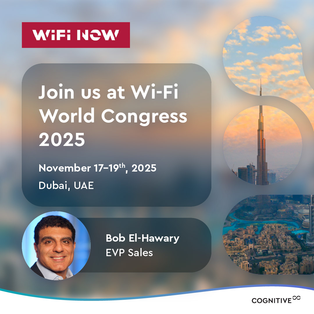 cognitiveSC's tweet image. Dubai, here we come! The Cognitive team is excited to be part of Wi-Fi World Congress 2025, bringing together the brightest minds shaping the future of wireless. From Wi-Fi Sensing to AI-driven context awareness, we’re redefining what’s possible in every connected space.