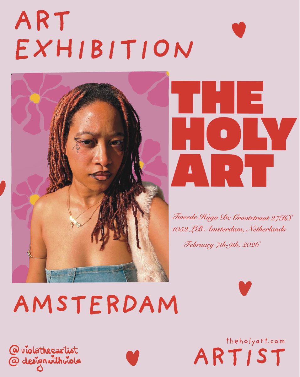 violatheeartist's tweet image. Two of my digital artworks were chosen to be exhibited alongside other talented artists, in Amsterdam [@THEHOLYART1] this February! 🧚‍♂️ 
I made them earlier this year and I’m excited to be showing them to a new audience ♡