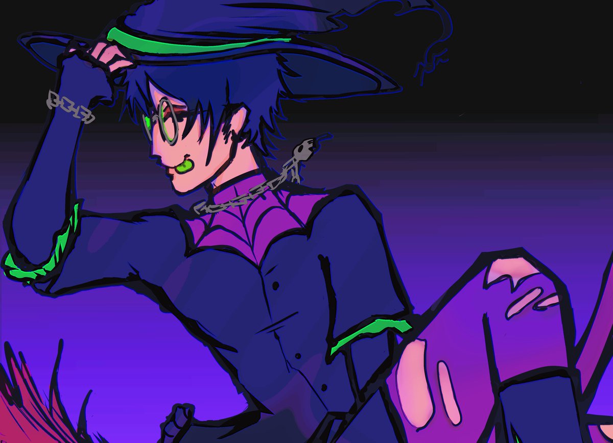 fishisfih's tweet image. day16: witch mac
au by: @/kizzytart on tt
#mactober #macdateeverything