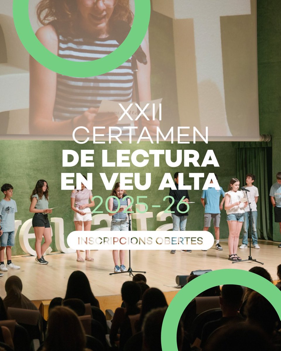 📚 Ja tenim més de 1.164 escoles inscrites al #CertamenLVA! 
  
Si encara no t'hi has inscrit, afanya’t: les inscripcions tanquen el 31 d’octubre! 
  
🕒 No et quedis fora del certamen que dona veu a milers d’alumnes d’arreu de Catalunya. 
  
👉 lecturaenveualta.cat