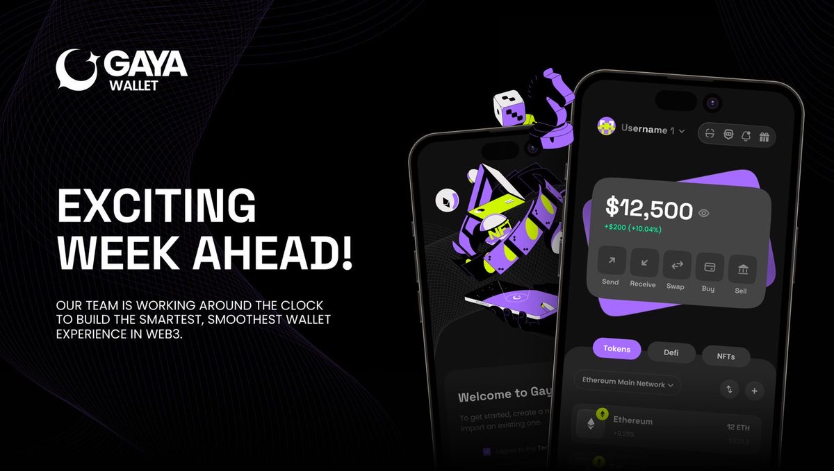 Gayawallet's tweet image. 🚀 Exciting week ahead for Gaya Wallet!
Our team’s working around the clock to deliver the smartest, smoothest Web3 experience yet. 👀
Stay tuned, something big is coming. ⚡
#GayaWallet #Crypto #Web3