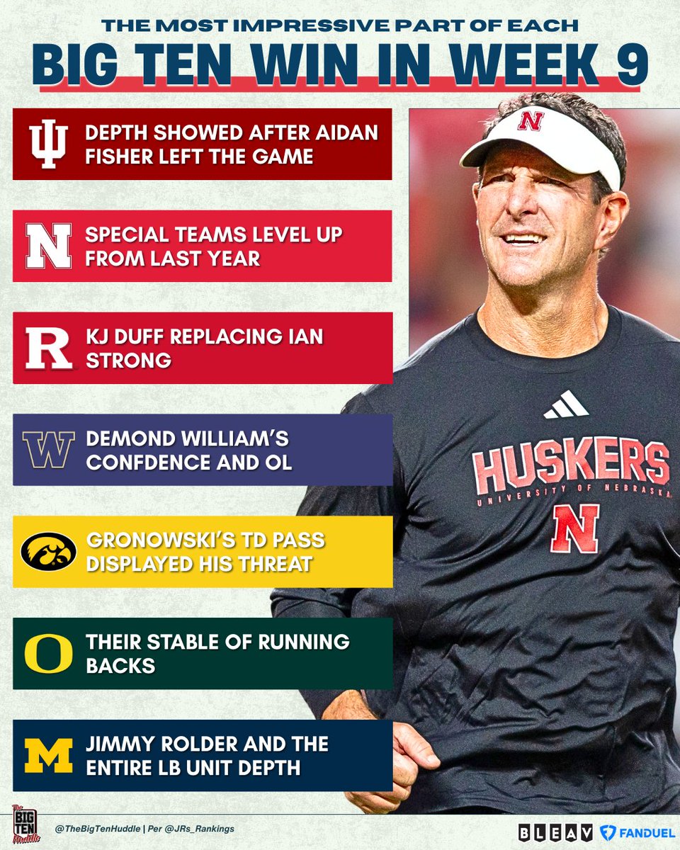 The Big Ten Huddle 🎙️ tweet media