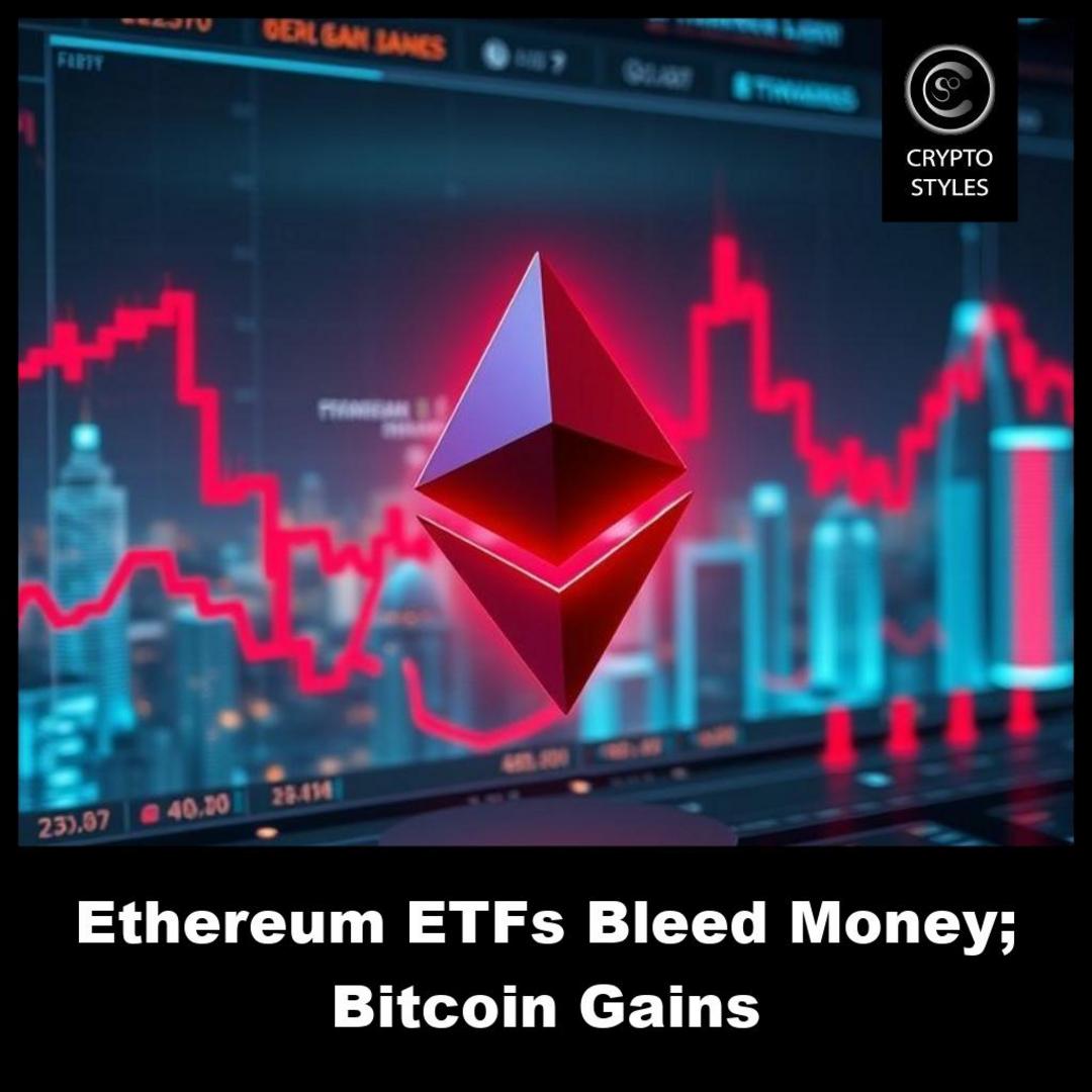 cryptostyles_on's tweet image. Ethereum ETFs bleed money—investors are fleeing. 🚀  u.today/ethereum-etfs-… #EthereumETF #BitcoinETF #Crypto Will you switch to Bitcoin?