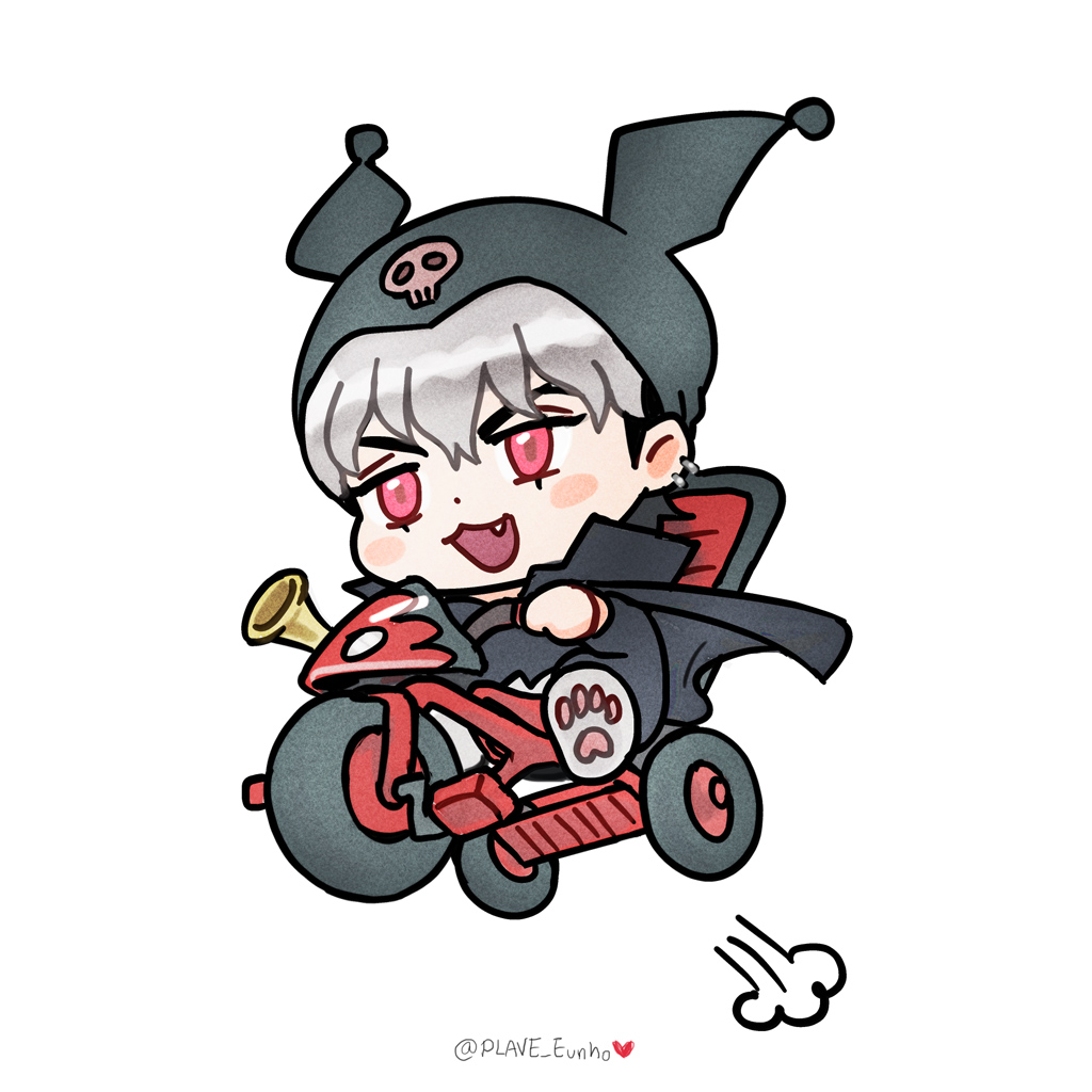 ❤️🚲검빨 세발 자전.. 바이크 타는  #PLAVE #Eunho