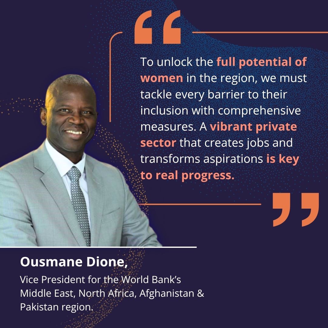 WorldBankMENA's tweet image. The #MENAAP region stands at the heart of the global jobs challenge.

Economies in MENAAP must create new opportunities for people, especially for women whose economic potential is far too often placed on the margins of labor markets. wrld.bg/92yg50XinbP #MENAAPUpdate