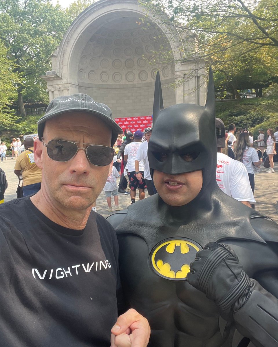 Spotted: #TeamNightwing in Times Square! 🍎 Supporting the <a href="/NDSS/">National Down Syndrome Society</a> Buddy Walk, employee John S. &amp; his daughter Lucy made it special—raising $6,650 for the cause! 💙 #DownSyndromeAwarenessMonth #BuddyWalk

#DownSyndromeAwarenessMonth