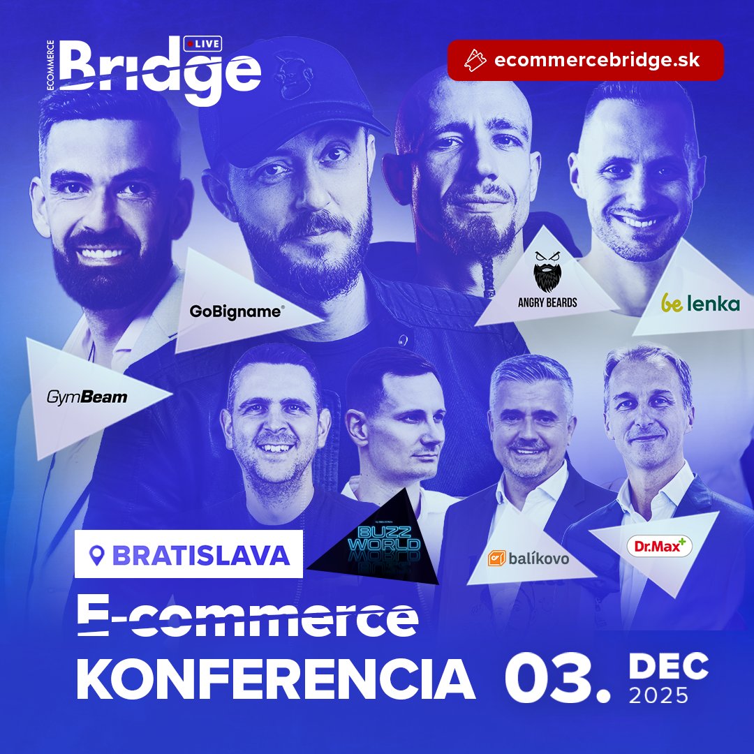 🔥 Najväčšie mená slovenského e-commerce na jednom pódiu! Už 3.12. v Bratislave ecommercebridge.sk/eb-live-ba-202…