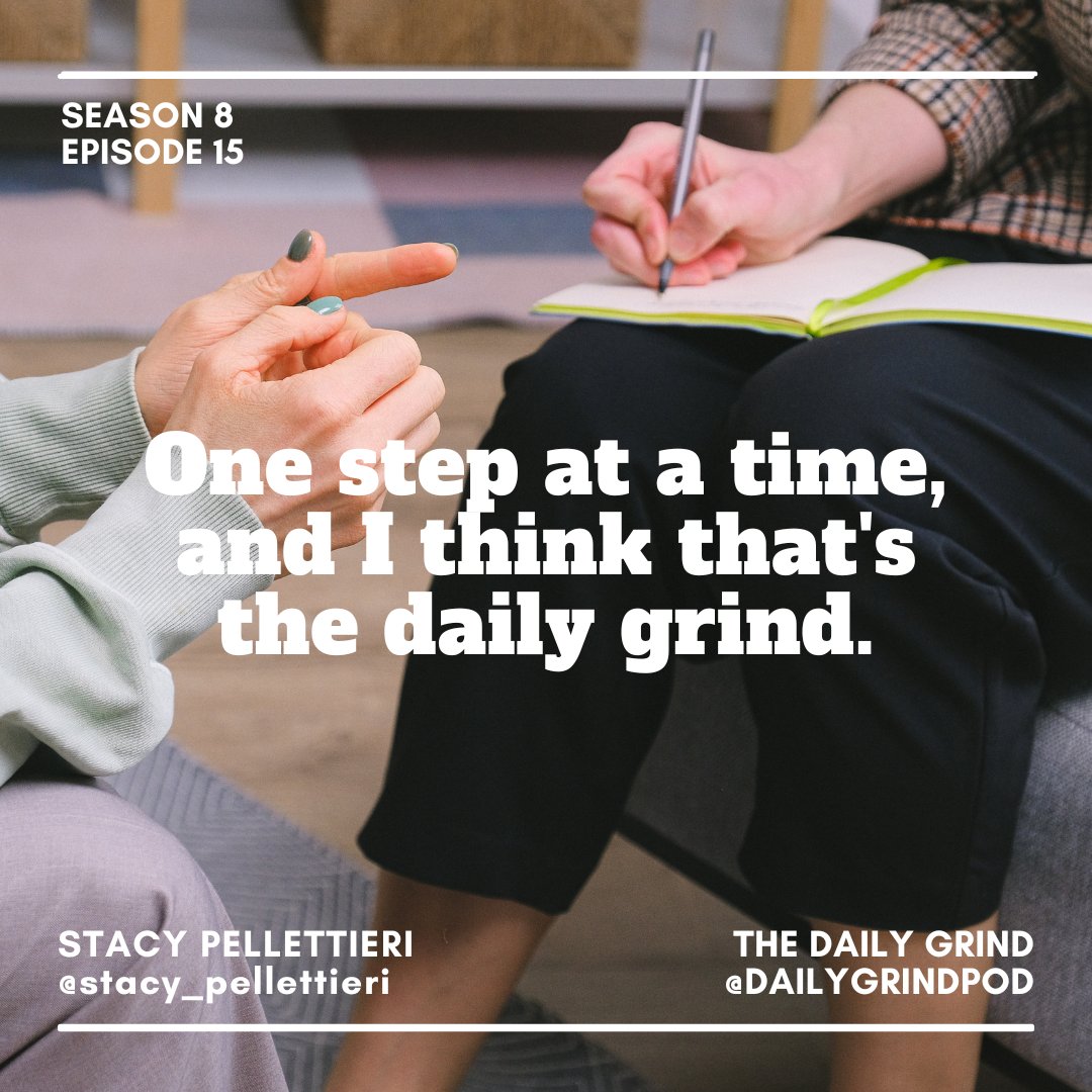 Here’s some motivation for your Monday 🙌

“One step at a time, and I think that's the daily grind.”

👏 Great quote shared by this week's special guest Stacy.

☕️ Our Daily Grind episode with Stacy Pellettieri releases Tuesday! Link in bio.📲

#dailygrind #advice #quotesoftheday