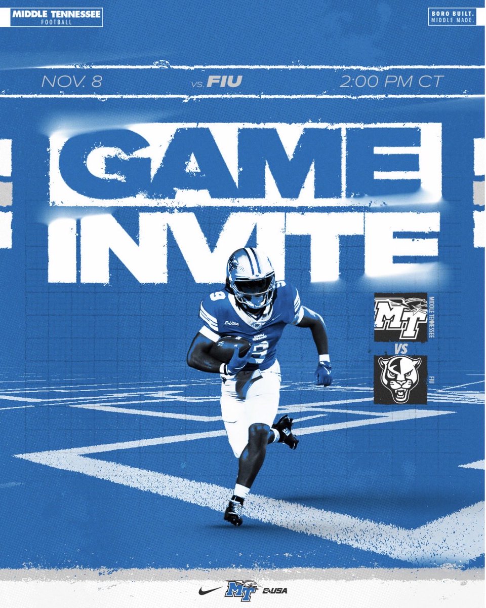 Thank <a href="/MT_FB/">Middle Tennessee Football</a> for the game day invite 💙🤍 <a href="/RecruitGeorgia/">Recruit Georgia</a>