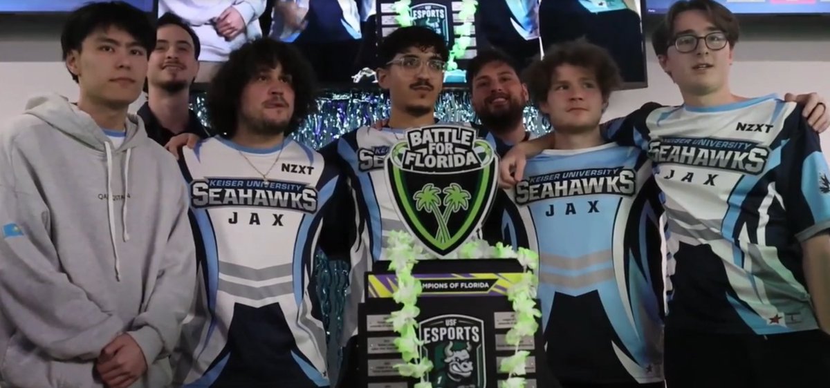 Two trophies in Tampa

Keiser Valorant is the 2025 Battle For Florida Champion