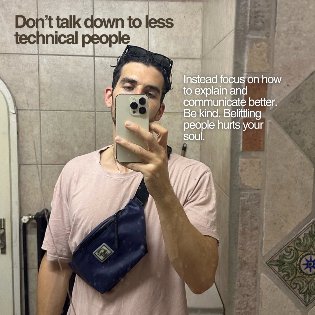 andrewcodesmith's tweet image. Things I wish I knew on my first day in tech