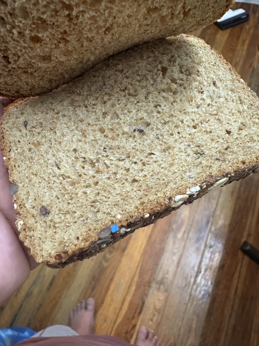 AndrewRoss_Info's tweet photo. @KillerBread shards of plastic found sliced with the seeds and nuts on my bread https://t.co/G4Elipwkfg