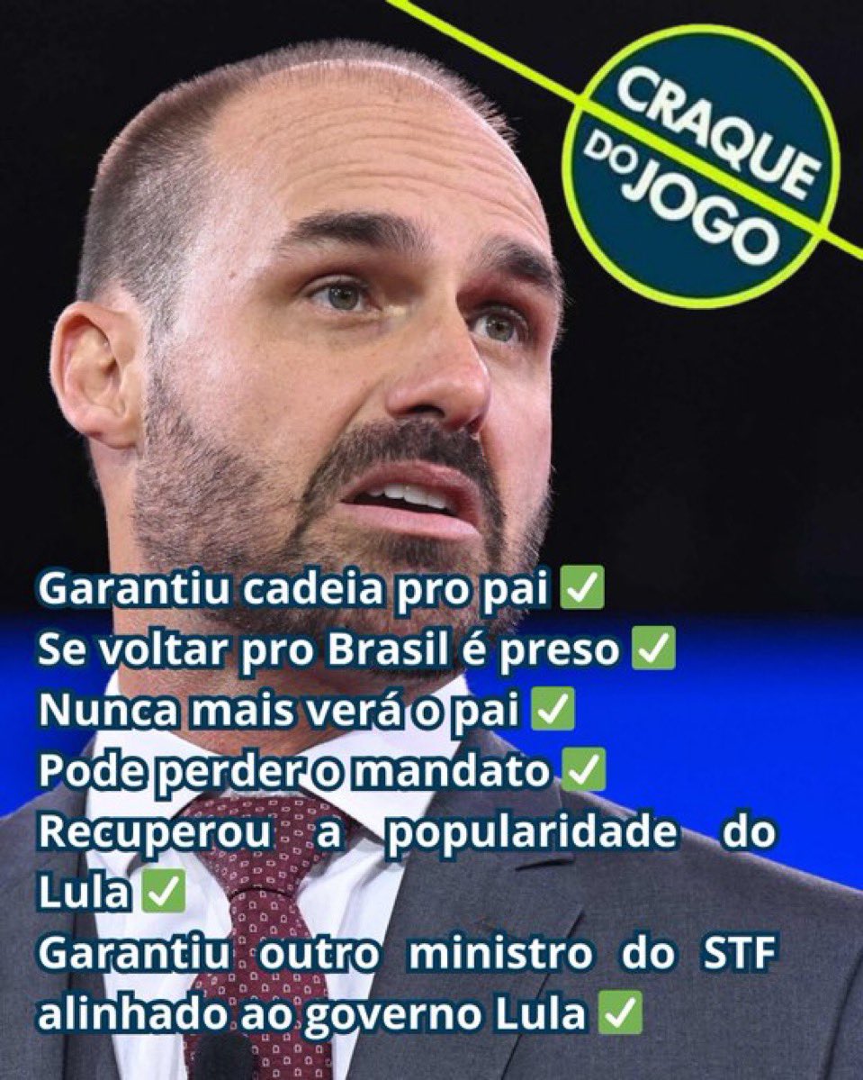 <a href="/BolsonaroSP/">Eduardo Bolsonaro🇧🇷</a> Continue em estado de negação, bananinha! Tá lindo demais!!!